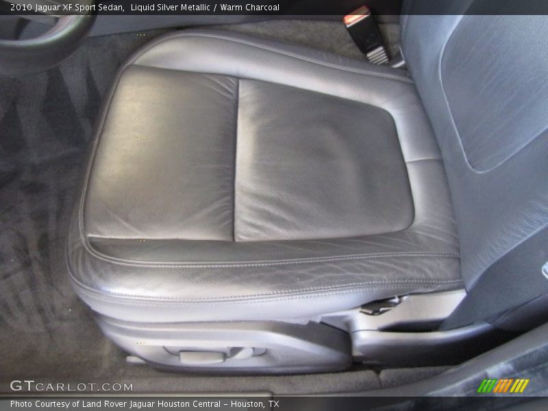 Liquid Silver Metallic / Warm Charcoal 2010 Jaguar XF Sport Sedan