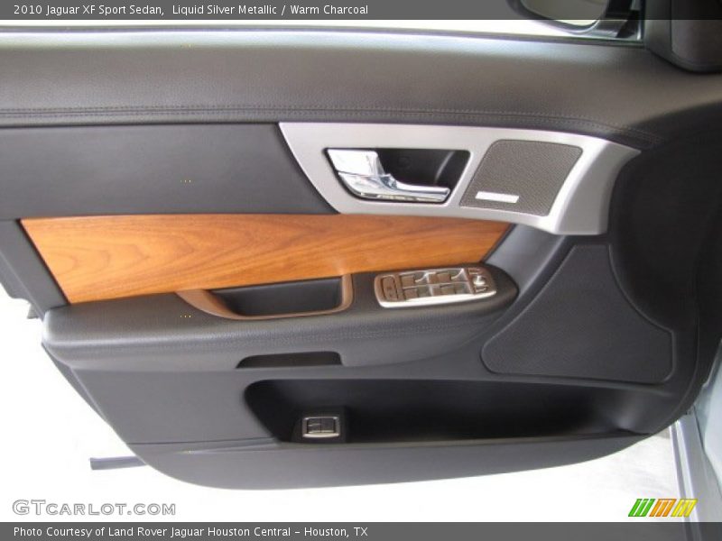 Liquid Silver Metallic / Warm Charcoal 2010 Jaguar XF Sport Sedan