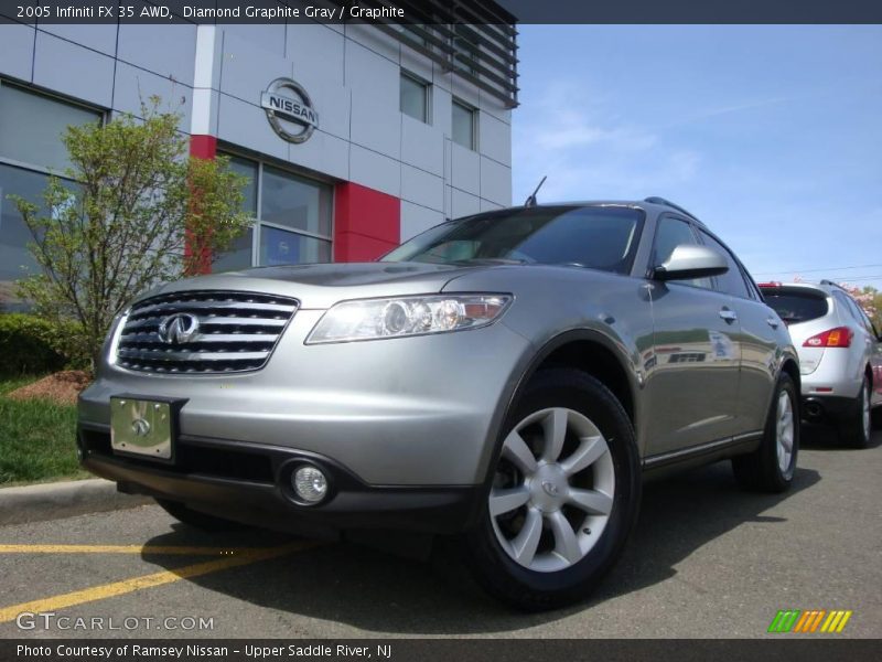 Diamond Graphite Gray / Graphite 2005 Infiniti FX 35 AWD