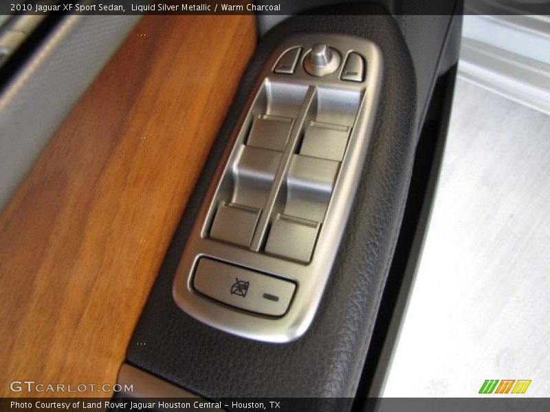 Liquid Silver Metallic / Warm Charcoal 2010 Jaguar XF Sport Sedan