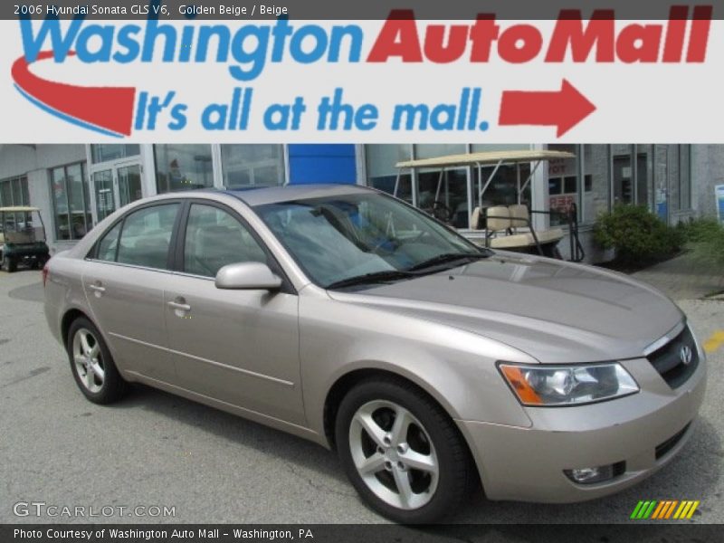 Golden Beige / Beige 2006 Hyundai Sonata GLS V6