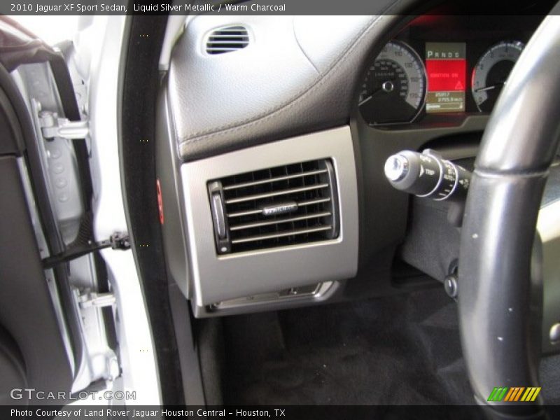 Liquid Silver Metallic / Warm Charcoal 2010 Jaguar XF Sport Sedan