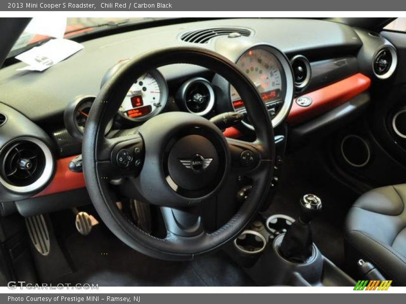Chili Red / Carbon Black 2013 Mini Cooper S Roadster