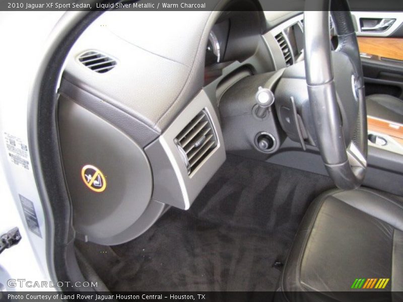 Liquid Silver Metallic / Warm Charcoal 2010 Jaguar XF Sport Sedan