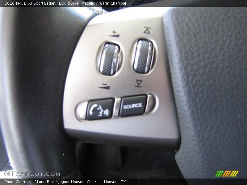 Liquid Silver Metallic / Warm Charcoal 2010 Jaguar XF Sport Sedan