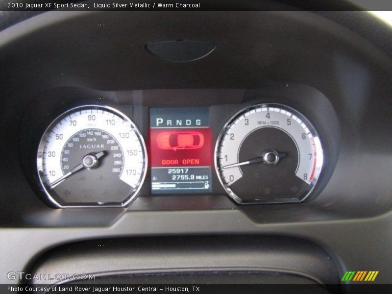Liquid Silver Metallic / Warm Charcoal 2010 Jaguar XF Sport Sedan