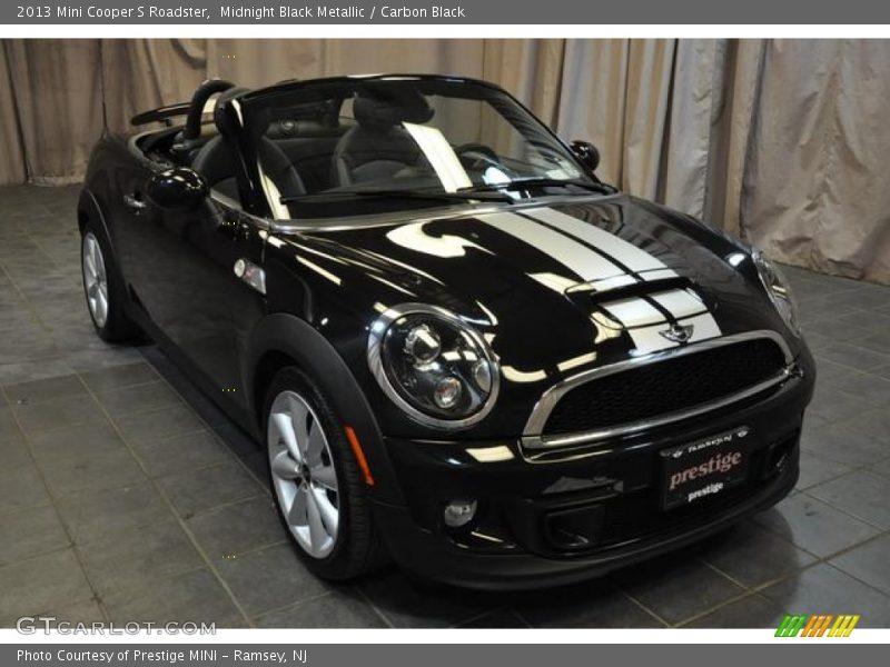 Midnight Black Metallic / Carbon Black 2013 Mini Cooper S Roadster