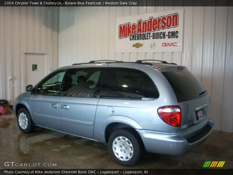 Butane Blue Pearlcoat / Medium Slate Gray 2004 Chrysler Town & Country LX