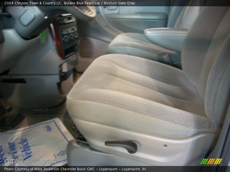Butane Blue Pearlcoat / Medium Slate Gray 2004 Chrysler Town & Country LX