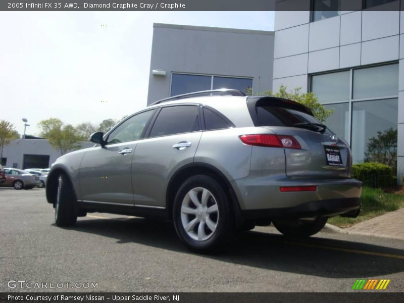 Diamond Graphite Gray / Graphite 2005 Infiniti FX 35 AWD