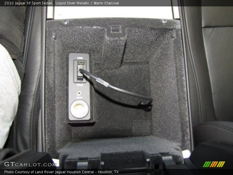 Liquid Silver Metallic / Warm Charcoal 2010 Jaguar XF Sport Sedan