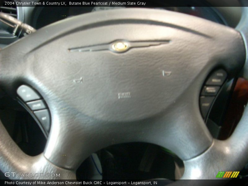 Butane Blue Pearlcoat / Medium Slate Gray 2004 Chrysler Town & Country LX