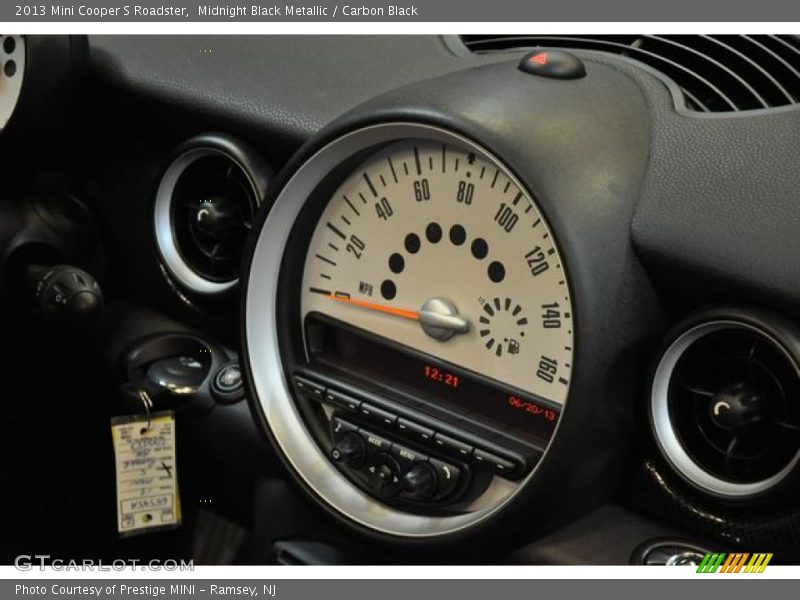 Midnight Black Metallic / Carbon Black 2013 Mini Cooper S Roadster