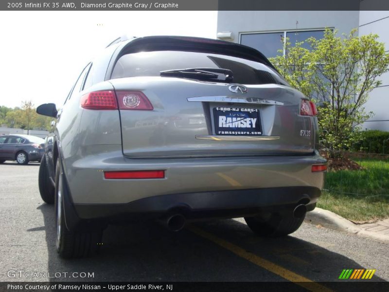 Diamond Graphite Gray / Graphite 2005 Infiniti FX 35 AWD