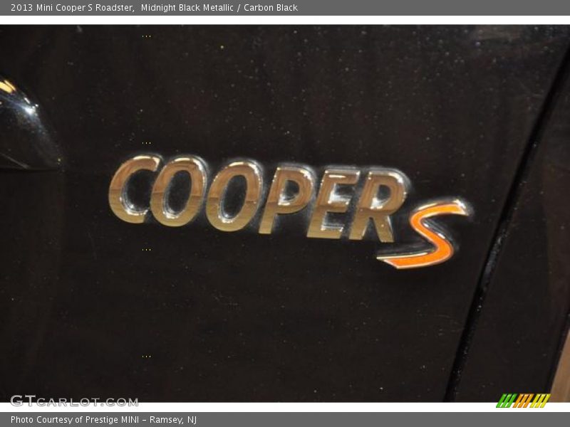 Midnight Black Metallic / Carbon Black 2013 Mini Cooper S Roadster