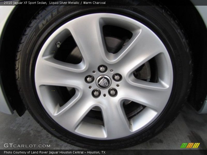 Liquid Silver Metallic / Warm Charcoal 2010 Jaguar XF Sport Sedan