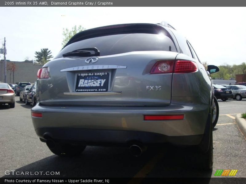 Diamond Graphite Gray / Graphite 2005 Infiniti FX 35 AWD