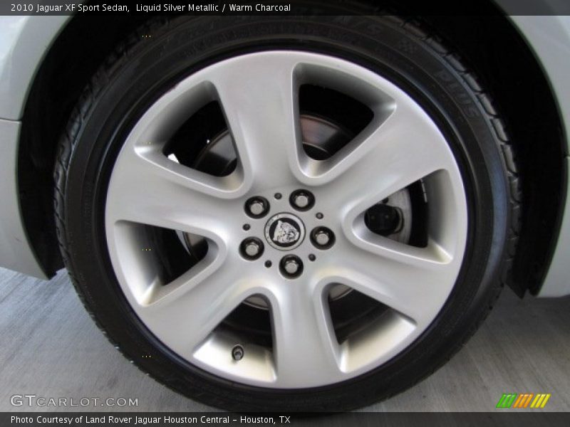 Liquid Silver Metallic / Warm Charcoal 2010 Jaguar XF Sport Sedan