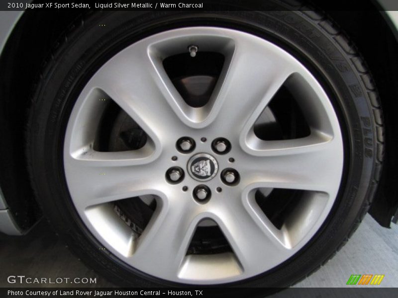 Liquid Silver Metallic / Warm Charcoal 2010 Jaguar XF Sport Sedan