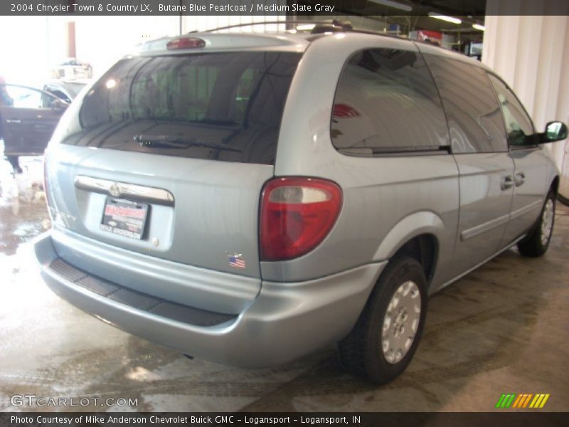 Butane Blue Pearlcoat / Medium Slate Gray 2004 Chrysler Town & Country LX