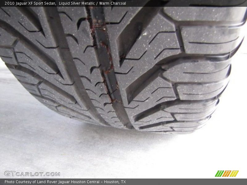 Liquid Silver Metallic / Warm Charcoal 2010 Jaguar XF Sport Sedan