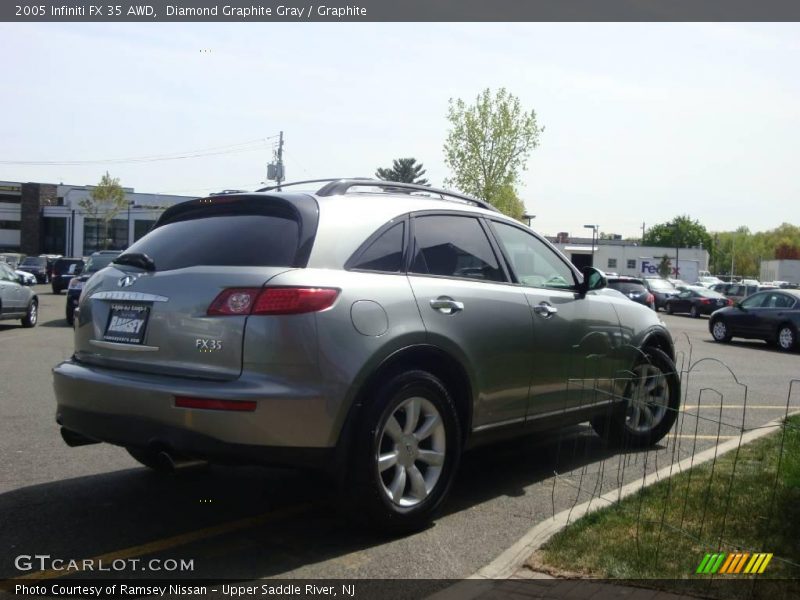Diamond Graphite Gray / Graphite 2005 Infiniti FX 35 AWD