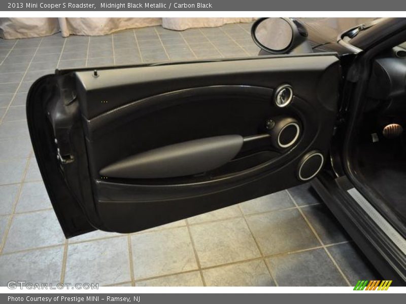 Midnight Black Metallic / Carbon Black 2013 Mini Cooper S Roadster