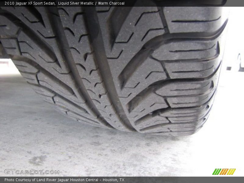 Liquid Silver Metallic / Warm Charcoal 2010 Jaguar XF Sport Sedan