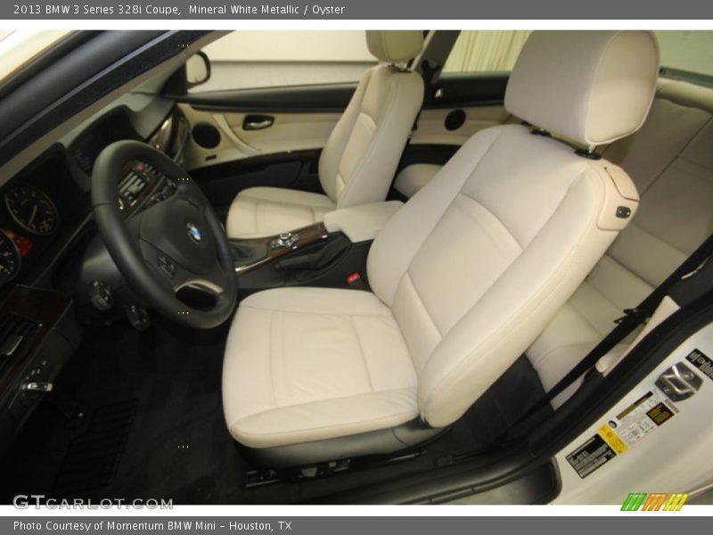 Mineral White Metallic / Oyster 2013 BMW 3 Series 328i Coupe