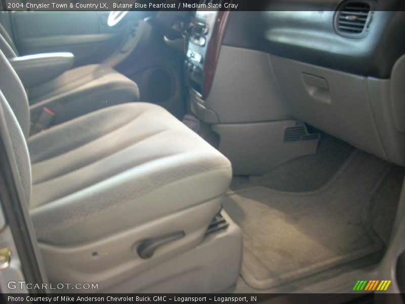 Butane Blue Pearlcoat / Medium Slate Gray 2004 Chrysler Town & Country LX