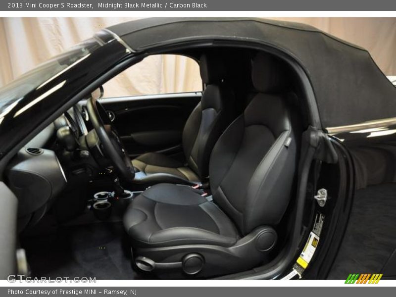 Midnight Black Metallic / Carbon Black 2013 Mini Cooper S Roadster