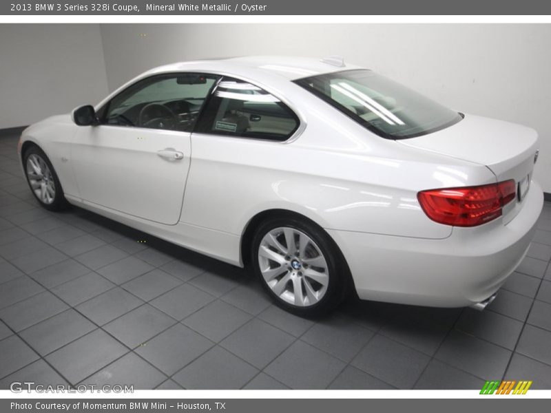 Mineral White Metallic / Oyster 2013 BMW 3 Series 328i Coupe