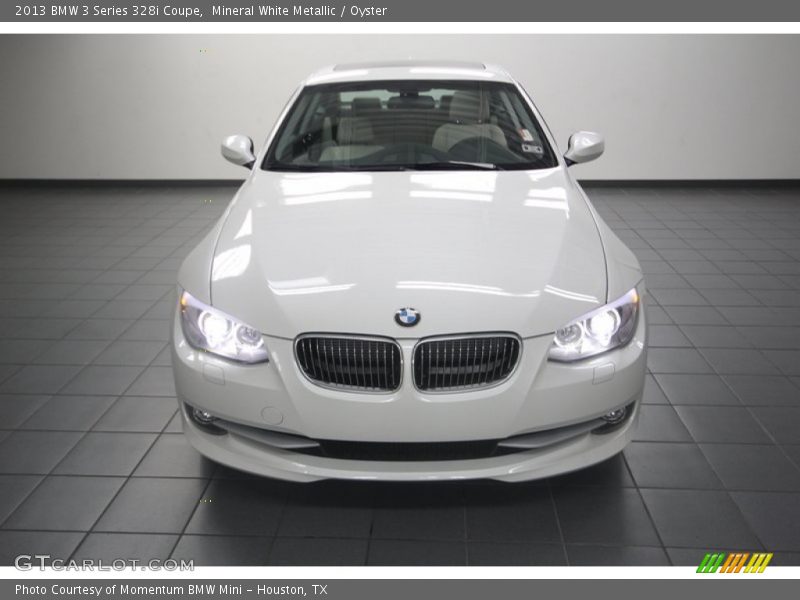 Mineral White Metallic / Oyster 2013 BMW 3 Series 328i Coupe
