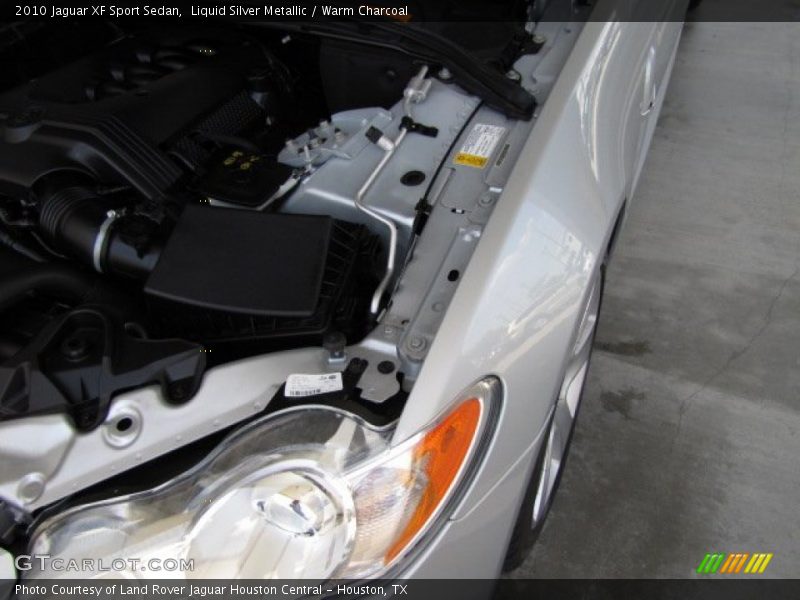 Liquid Silver Metallic / Warm Charcoal 2010 Jaguar XF Sport Sedan