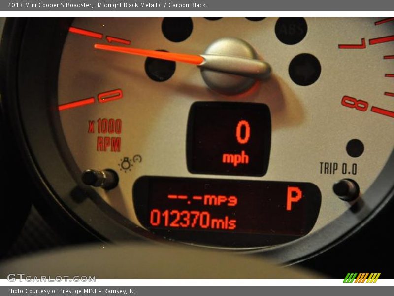 Midnight Black Metallic / Carbon Black 2013 Mini Cooper S Roadster