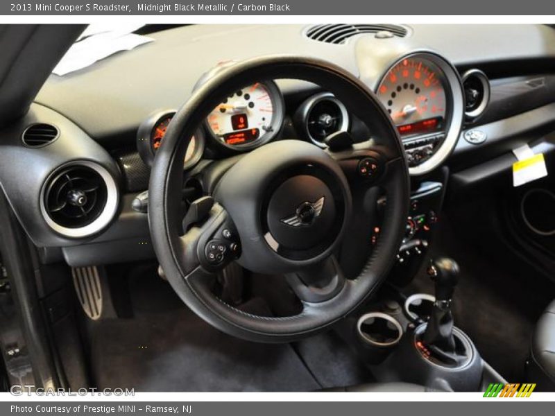 Midnight Black Metallic / Carbon Black 2013 Mini Cooper S Roadster
