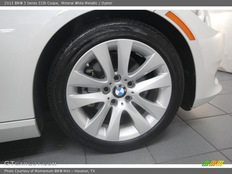 Mineral White Metallic / Oyster 2013 BMW 3 Series 328i Coupe