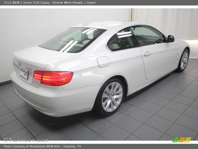 Mineral White Metallic / Oyster 2013 BMW 3 Series 328i Coupe