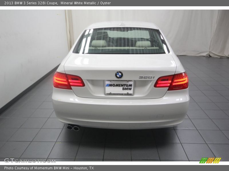 Mineral White Metallic / Oyster 2013 BMW 3 Series 328i Coupe
