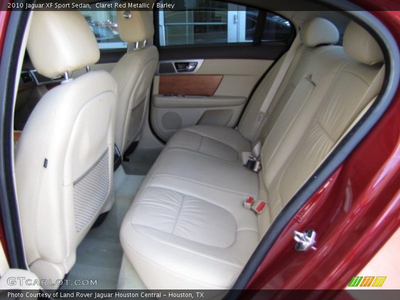 Claret Red Metallic / Barley 2010 Jaguar XF Sport Sedan
