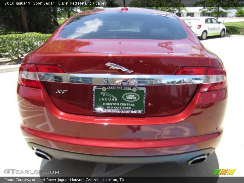 Claret Red Metallic / Barley 2010 Jaguar XF Sport Sedan