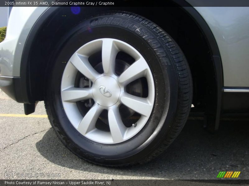 Diamond Graphite Gray / Graphite 2005 Infiniti FX 35 AWD
