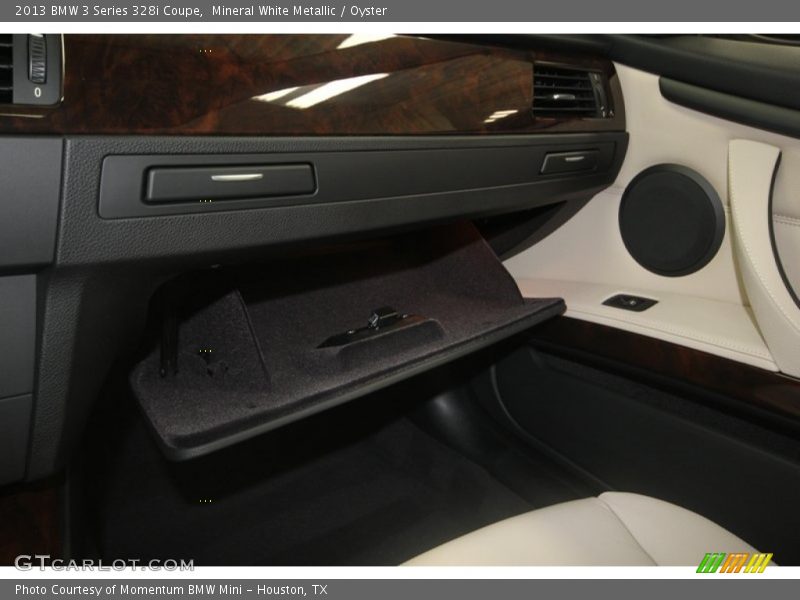 Mineral White Metallic / Oyster 2013 BMW 3 Series 328i Coupe