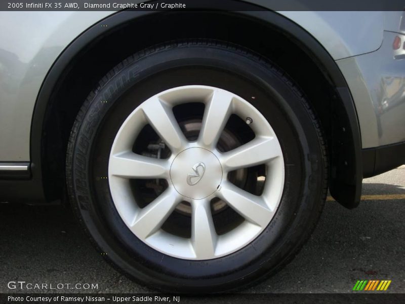 Diamond Graphite Gray / Graphite 2005 Infiniti FX 35 AWD