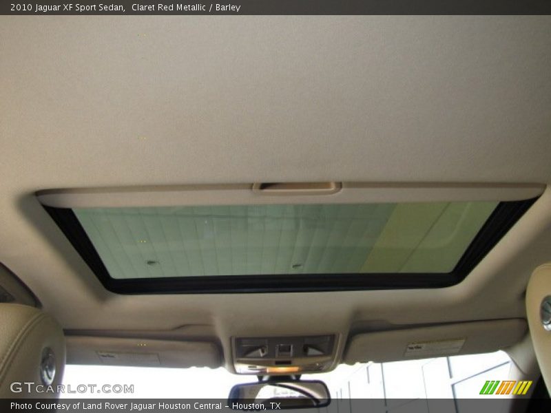 Claret Red Metallic / Barley 2010 Jaguar XF Sport Sedan