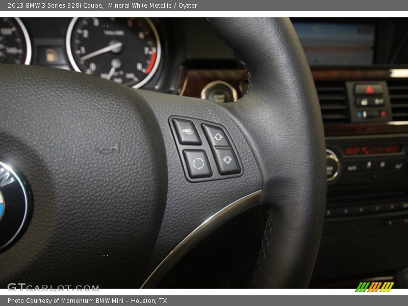 Mineral White Metallic / Oyster 2013 BMW 3 Series 328i Coupe