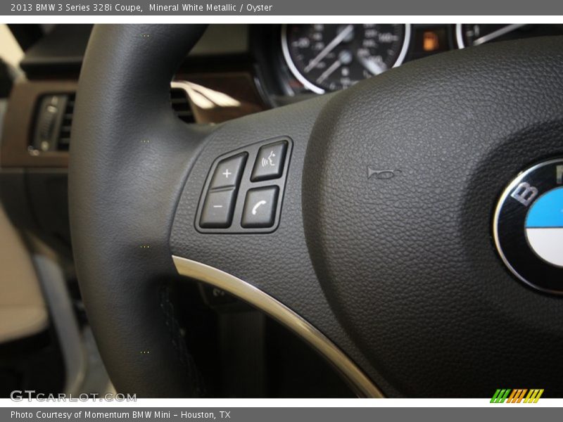 Mineral White Metallic / Oyster 2013 BMW 3 Series 328i Coupe