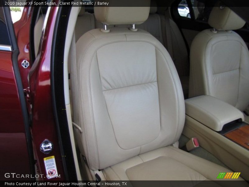 Claret Red Metallic / Barley 2010 Jaguar XF Sport Sedan