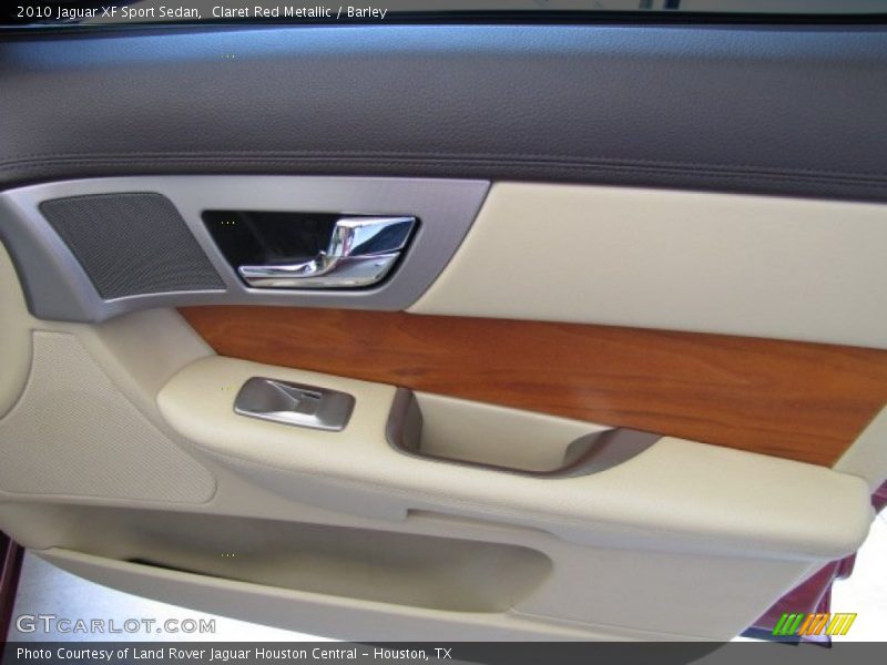 Claret Red Metallic / Barley 2010 Jaguar XF Sport Sedan