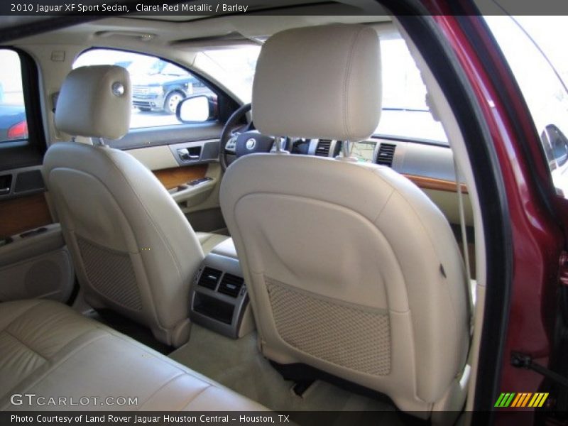 Claret Red Metallic / Barley 2010 Jaguar XF Sport Sedan